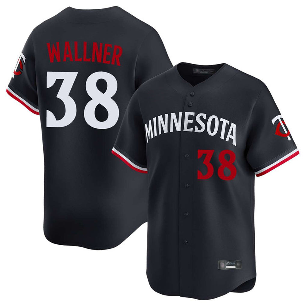Ndoa M.Twins #38 Matt Wallner Player Navy Replica Alternate Home Stitched Jerseys