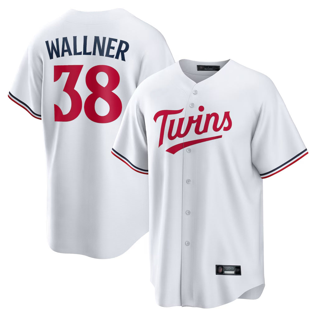 Ndoa M.Twins #38 Matt Wallner Player White Home Game Stitched Jerseys