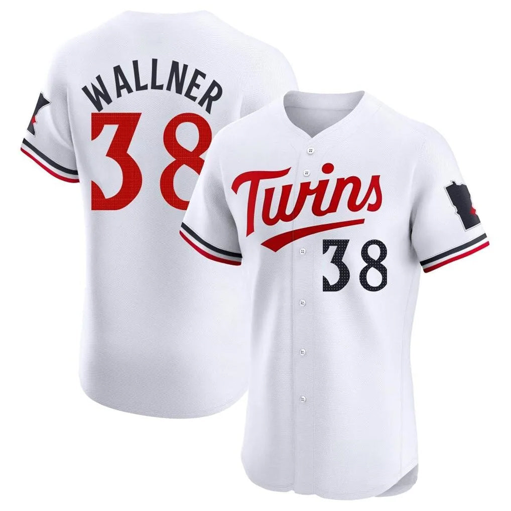 Ndoa M.Twins #38 Matt Wallner Player White Home Limited Elite Stitched Jerseys