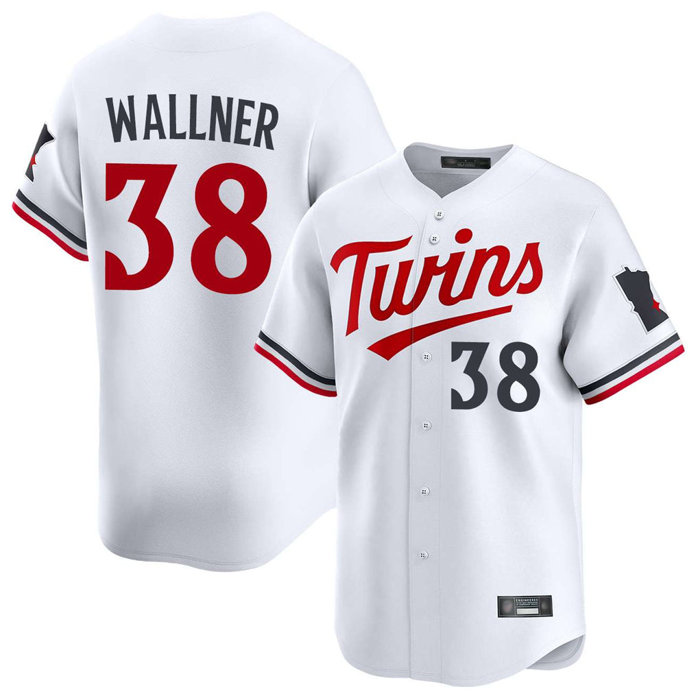 Ndoa M.Twins #38 Matt Wallner Player White Home Limited Stitched Jerseys