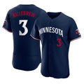 Ndoa M.Twins #3 Harmon Killebrew Player Navy Replica Home Limited Elite Stitched Jerseys