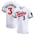 Ndoa M.Twins #3 Harmon Killebrew Player White Home Limited Elite Stitched Jerseys
