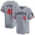 Ndoa M.Twins #41 Joe Ryan Player Gray Home Limited Stitched Jerseys