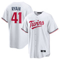Ndoa M.Twins #41 Joe Ryan Player White Home Game Stitched Jerseys