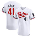 Ndoa M.Twins #41 Joe Ryan Player White Home Limited Elite Stitched Jerseys