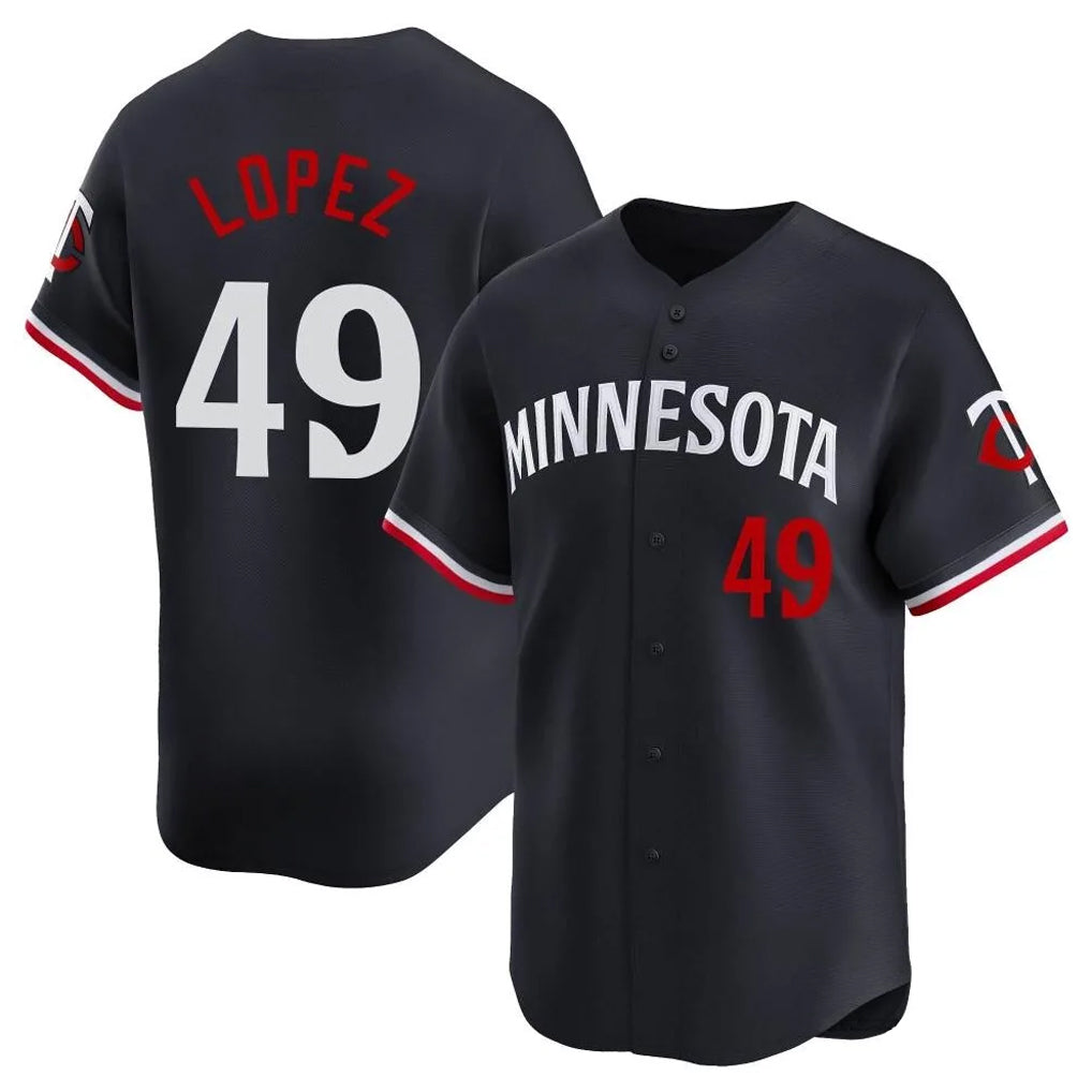 Ndoa M.Twins #49 Pablo Lopez Player Navy Home Limited Stitched Jerseys
