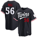 Ndoa M.Twins #56 Josh Bell Player Navy Home Game Stitched Jerseys