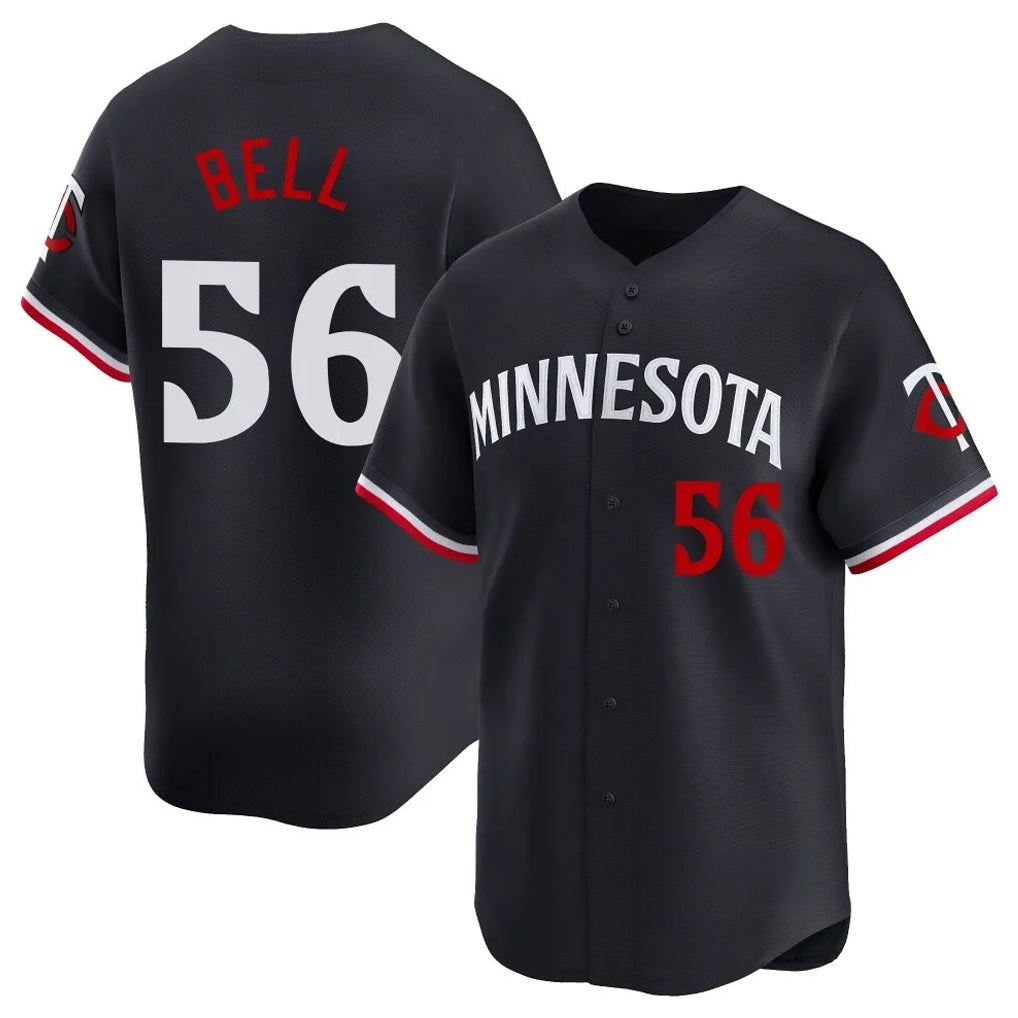 Ndoa M.Twins #56 Josh Bell Player Navy Home Limited Stitched Jerseys