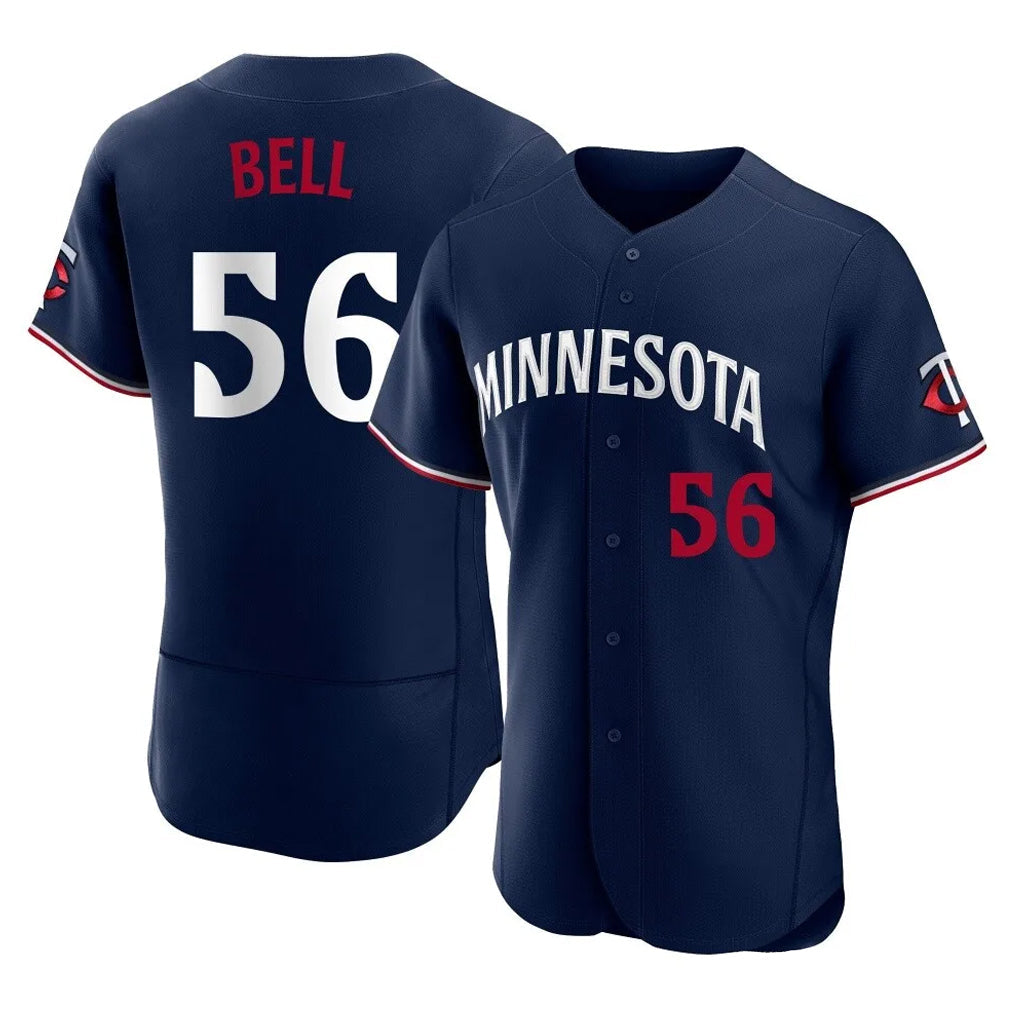 Ndoa M.Twins #56 Josh Bell Player Navy Replica Home Limited Elite Stitched Jerseys