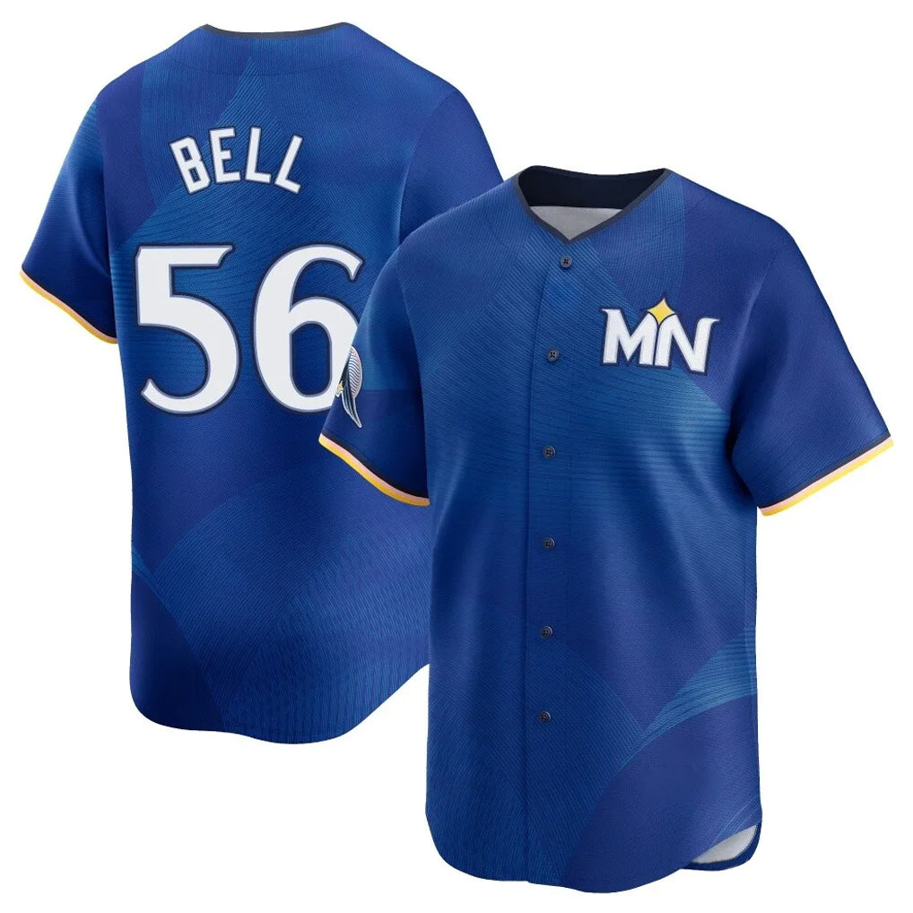 Ndoa M.Twins #56 Josh Bell Player Royal City Connect Limited Home Stitched Jerseys