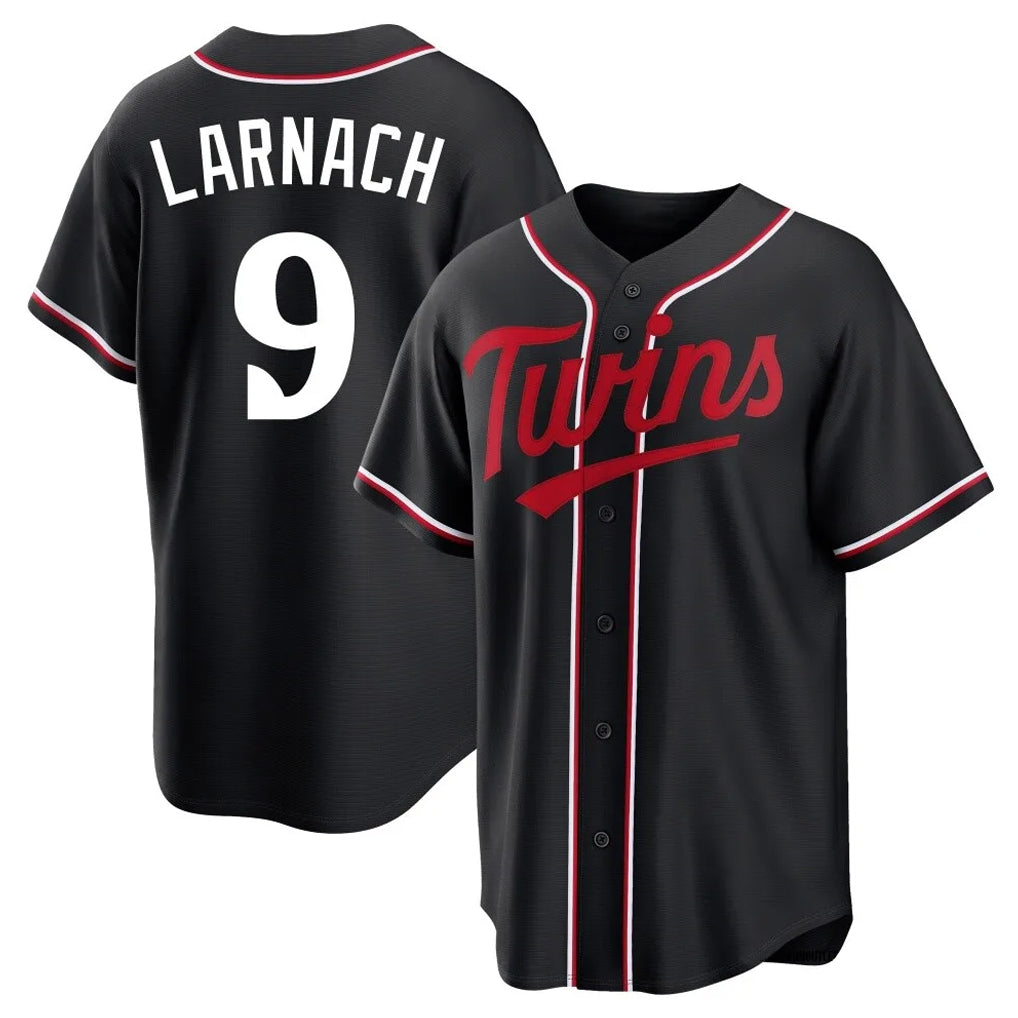 Ndoa M.Twins #9 Trevor Larnach Player Black Fashion Out Home Limited Stitched Jerseys