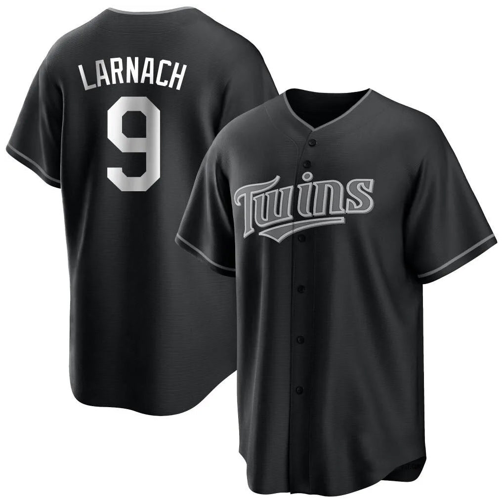 Ndoa M.Twins #9 Trevor Larnach Player Black Home Game Stitched Jerseys