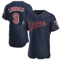 Ndoa M.Twins #9 Trevor Larnach Player Navy 60th Home Limited Elite Stitched Jerseys