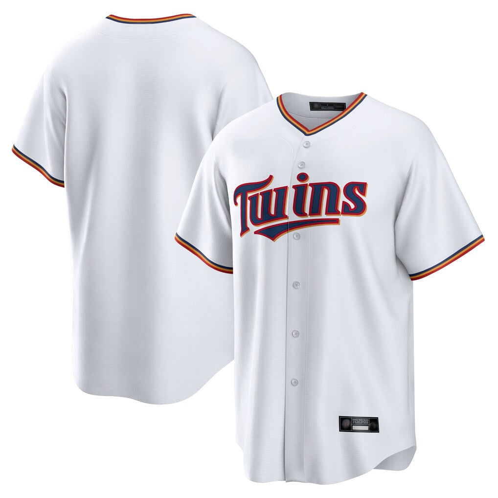Ndoa Minnesota Twins Blank Player White Game Home Stitched Jerseys