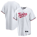 Ndoa Minnesota Twins Blank Player White Home Game Stitched Jerseys