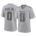 Ndoa MN.Vikings #0 Ivan Pace Jr. Player Gray Atmosphere Fashion Home Game Stitched Jerseys