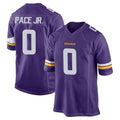 Ndoa MN.Vikings #0 Ivan Pace Jr. Player Purple Home Game Stitched Jerseys