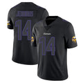 Ndoa MN.Vikings #14 Jauan Jennings Player Black Impact LImited Home Game Stitched Jerseys