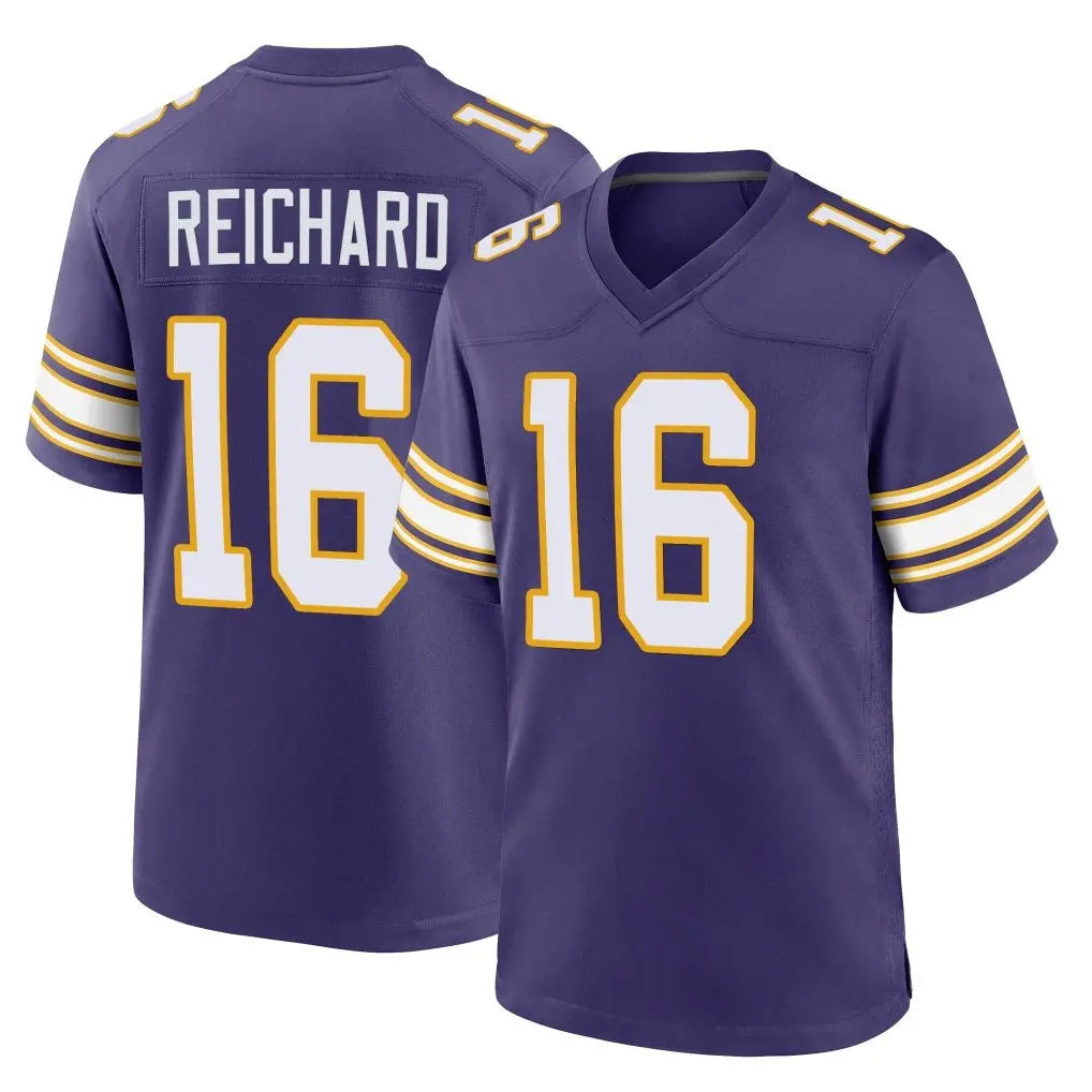 Ndoa MN.Vikings #16 Will Reichard Player Purple Classic Home Game Stitched Jerseys