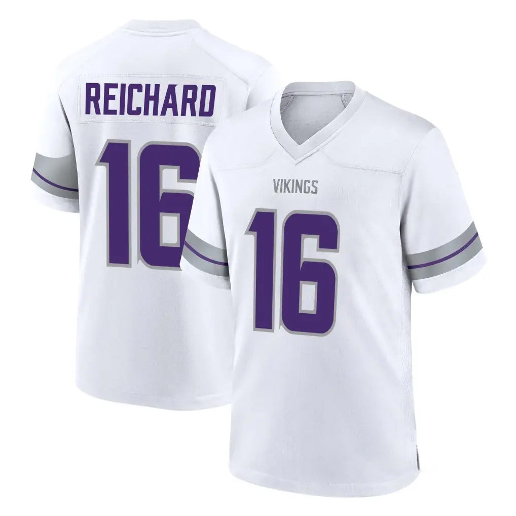 Ndoa MN.Vikings #16 Will Reichard Player White Alternate Home Game Stitched Jerseys