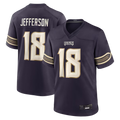Ndoa MN.Vikings #18 Justin Jefferson Purple 2026 Rivalries Collection Game Stitched Jerseys