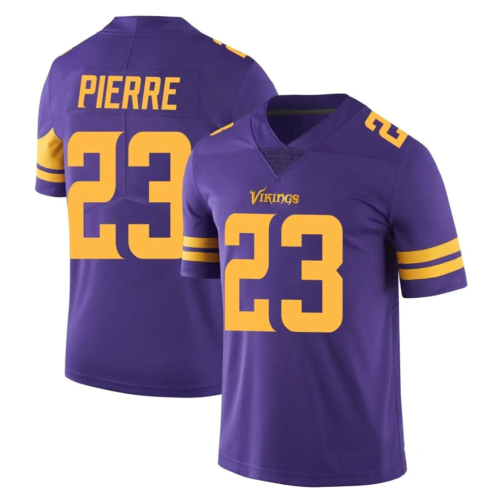 Ndoa MN.Vikings #23 James Pierre Player Purple Limited Color Rush Home Game Stitched Jerseys