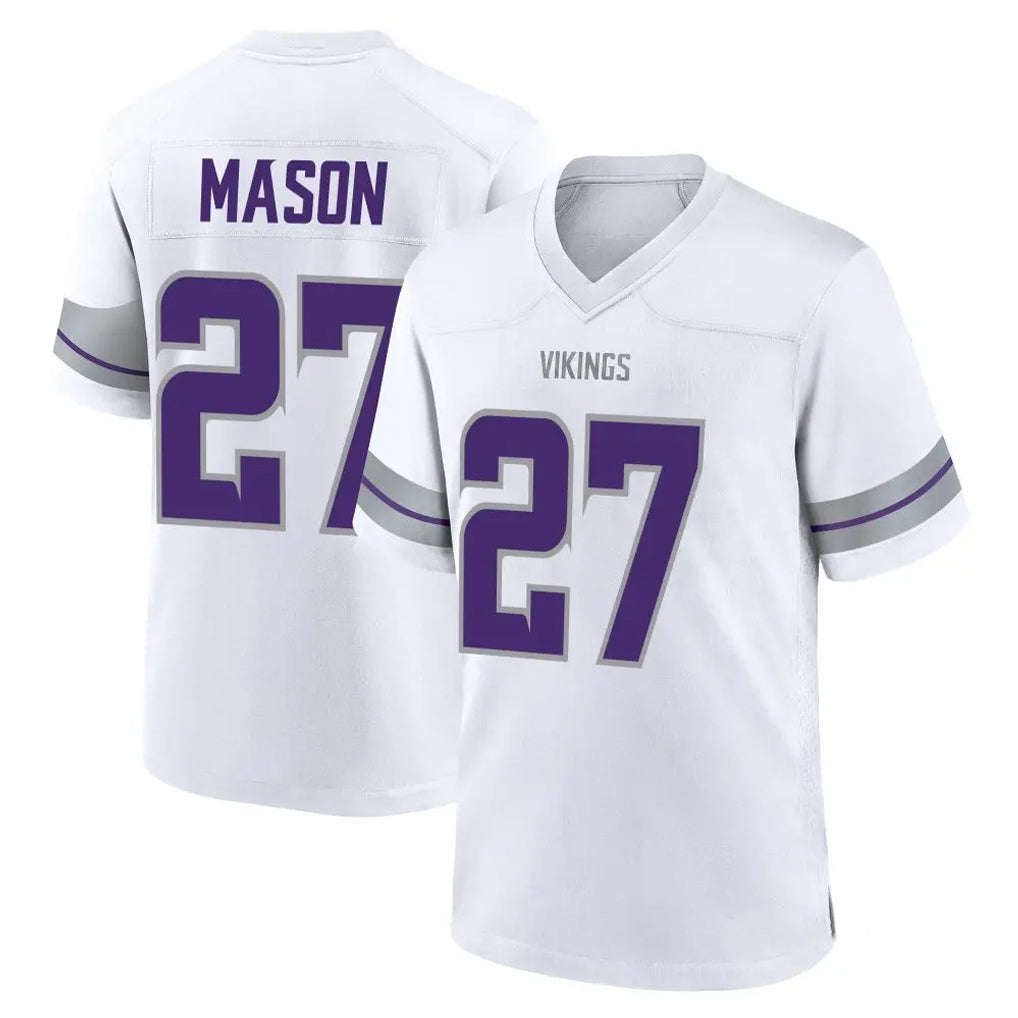 Ndoa MN.Vikings #27 Jordan Mason Player White Alternate Home Game Stitched Jerseys