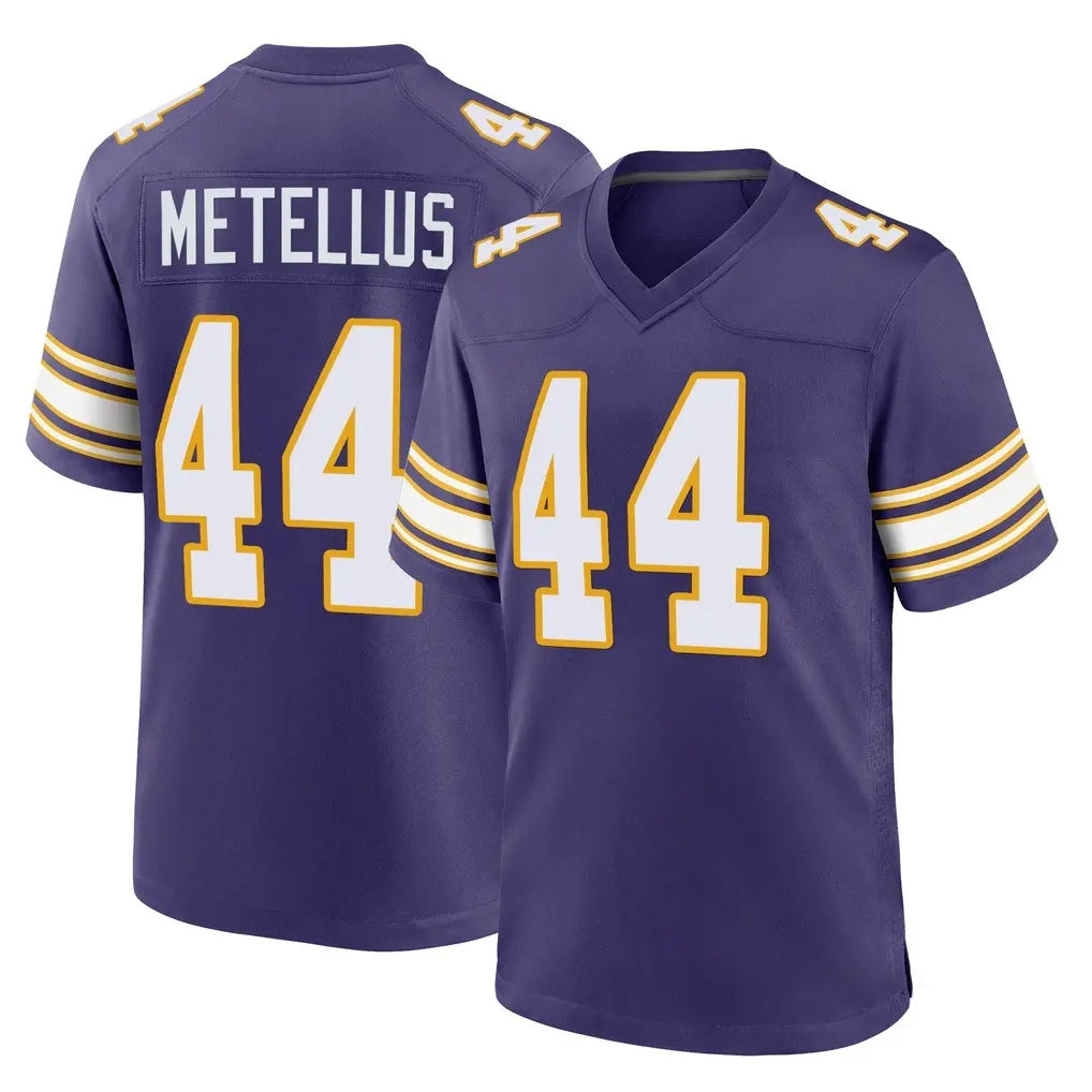 Ndoa MN.Vikings #44 Josh Metellus Player Purple Classic Home Game Stitched Jerseys