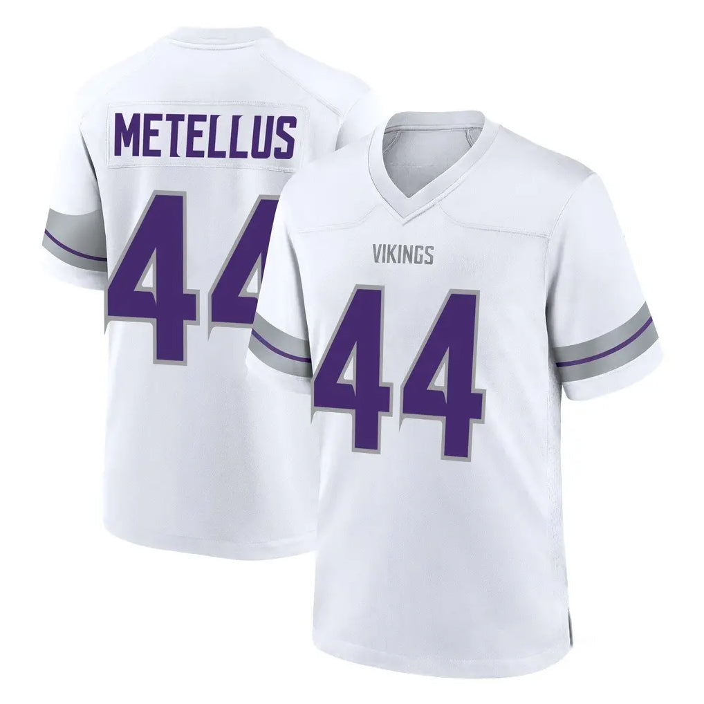 Ndoa MN.Vikings #44 Josh Metellus Player White Alternate Home Game Stitched Jerseys