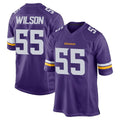 Ndoa MN.Vikings #55 Eric Wilson Player Purple Home Game Stitched Jerseys