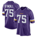 Ndoa MN.Vikings #75 Brian O'Neill Player Purple Home Game Stitched Jerseys