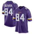 Ndoa MN.Vikings #84 Josh Oliver Player Purple Home Game Stitched Jerseys