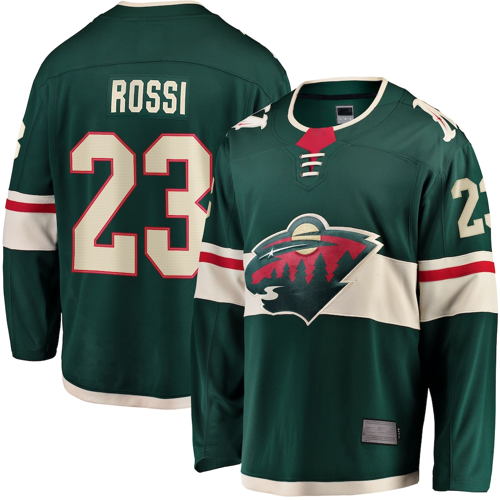 Ndoa M.Wild #23 Marco Rossi Green Home Breakaway Player Jerseys