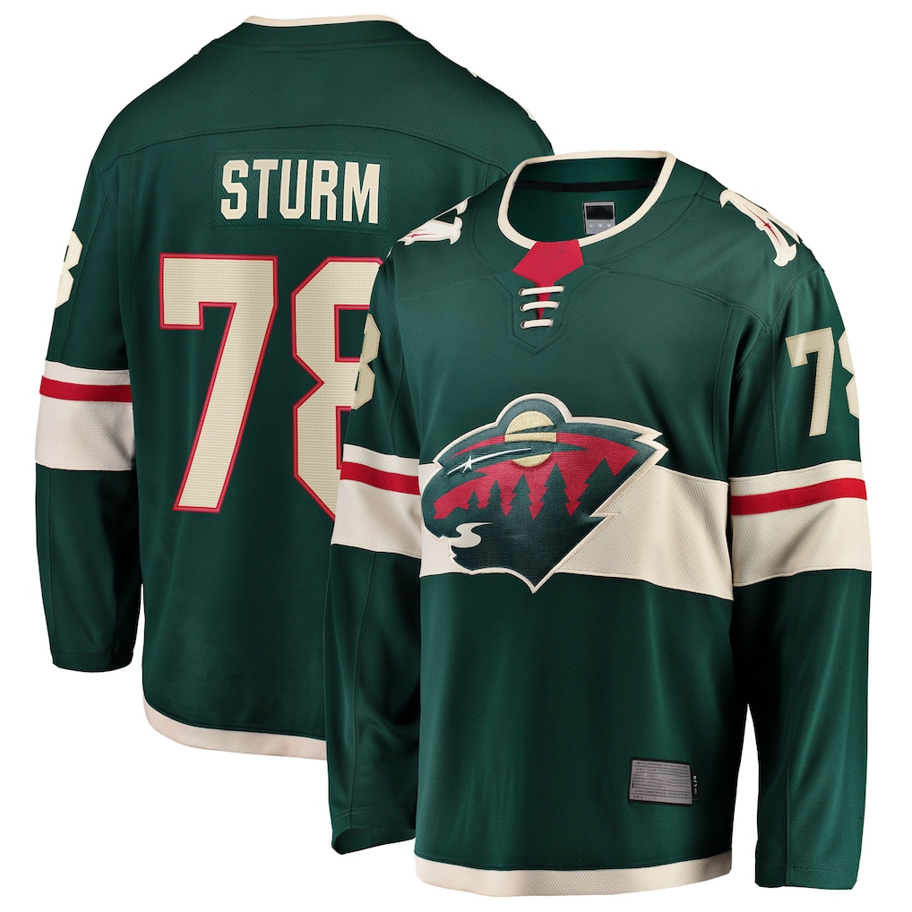 Ndoa M.Wild #78 Nico Sturm Green Home Breakaway Jerseys