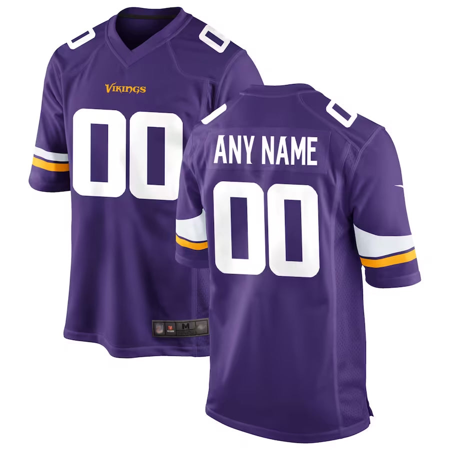 Ndoa Custom MN.Vikings Game Home Stitched Jerseys