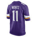 Ndoa MN.Vikings #11 Carson Wentz Purple Team Game Stitched Jerseys