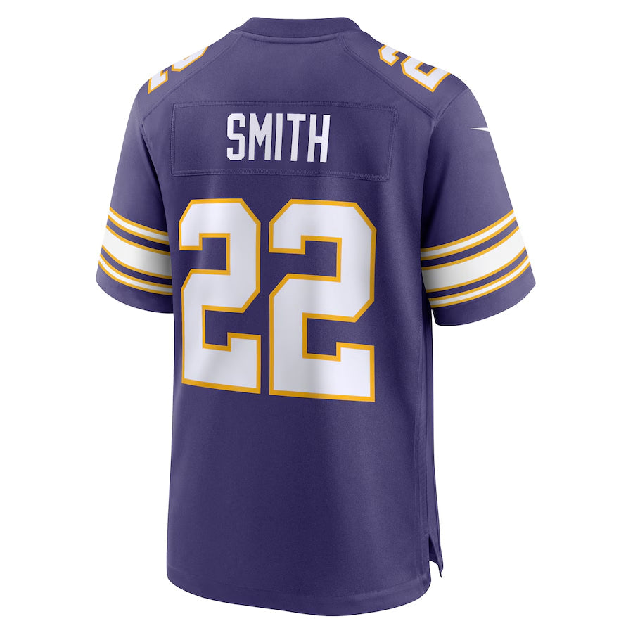 Ndoa MN.Vikings #22 Harrison Smith Player Purple Classic Game Stitched Jerseys