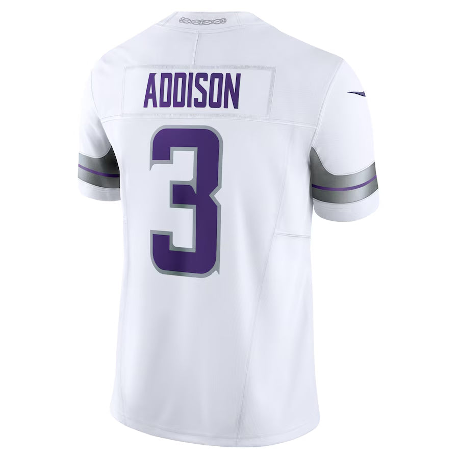 Ndoa MN.Vikings #3 Jordan Addison Player Alternate Vapor F.U.S.E. Limited Stitched Jerseys