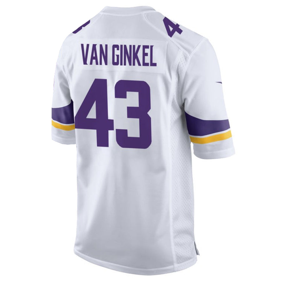 Ndoa MN.Vikings #43 Andrew Van Ginkel Player Purple Home Game Stitched Jerseys