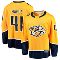 Ndoa N.Predators #41 Nicolas Hague Gold Home Breakaway Jerseys