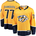 Ndoa N.Predators #77 Luke Evangelista Gold Premier Breakaway Player Jerseys