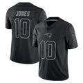 Ndoa NE.Patriots #10 Drake Maye Player Black REFLECTIVE Limited Stitched Jerseys