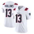 Ndoa NE.Patriots #13 Mack Hollins Player White Vapor Untouchable Home Game Stitched Jerseys
