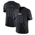 Ndoa NE.Patriots #18 Kyle Williams Player Black Impact LImited Home Game Stitched Jerseys