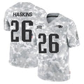 Ndoa NE.Patriots #26 Hassan Haskins Player Arctic Camo Salute To Service Limited Game Stitched Jerseys