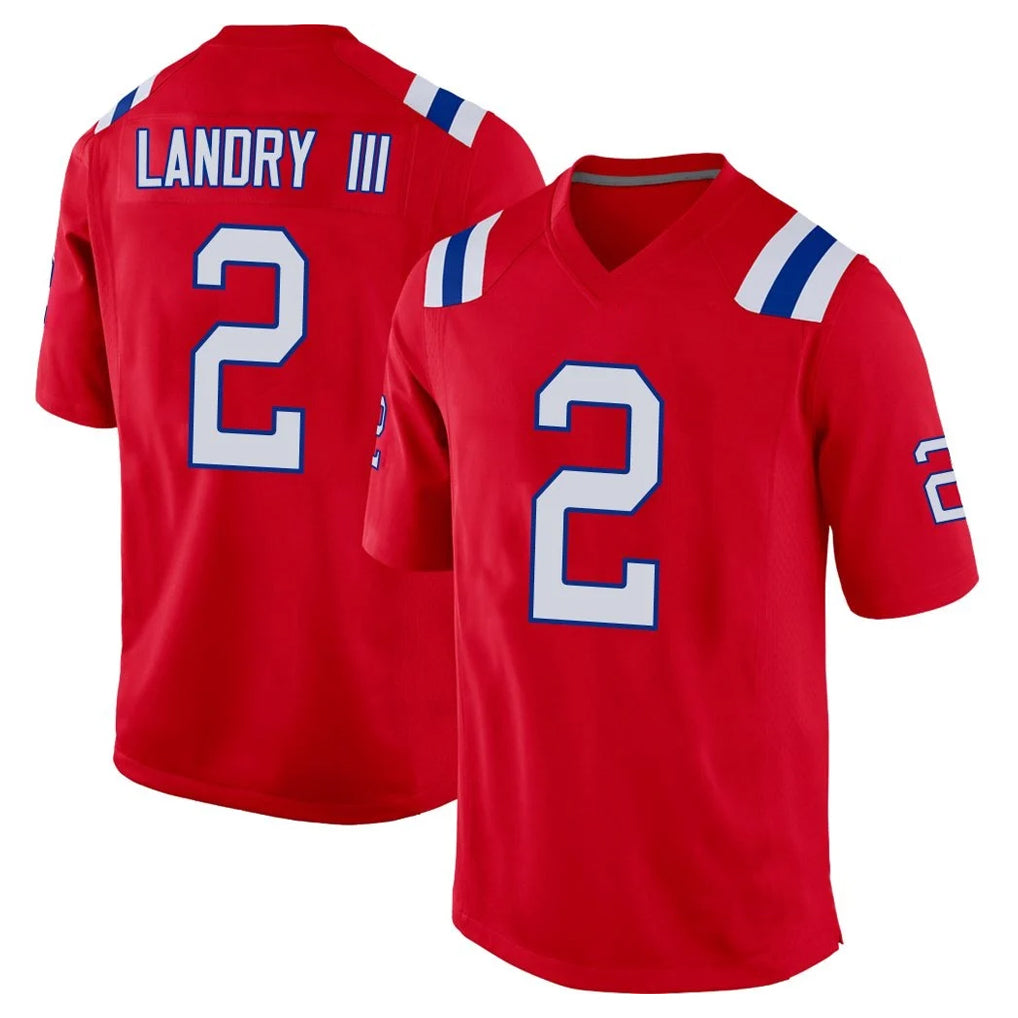 Ndoa NE.Patriots #2 Harold Landry III Player Red Home Game Stitched Jerseys