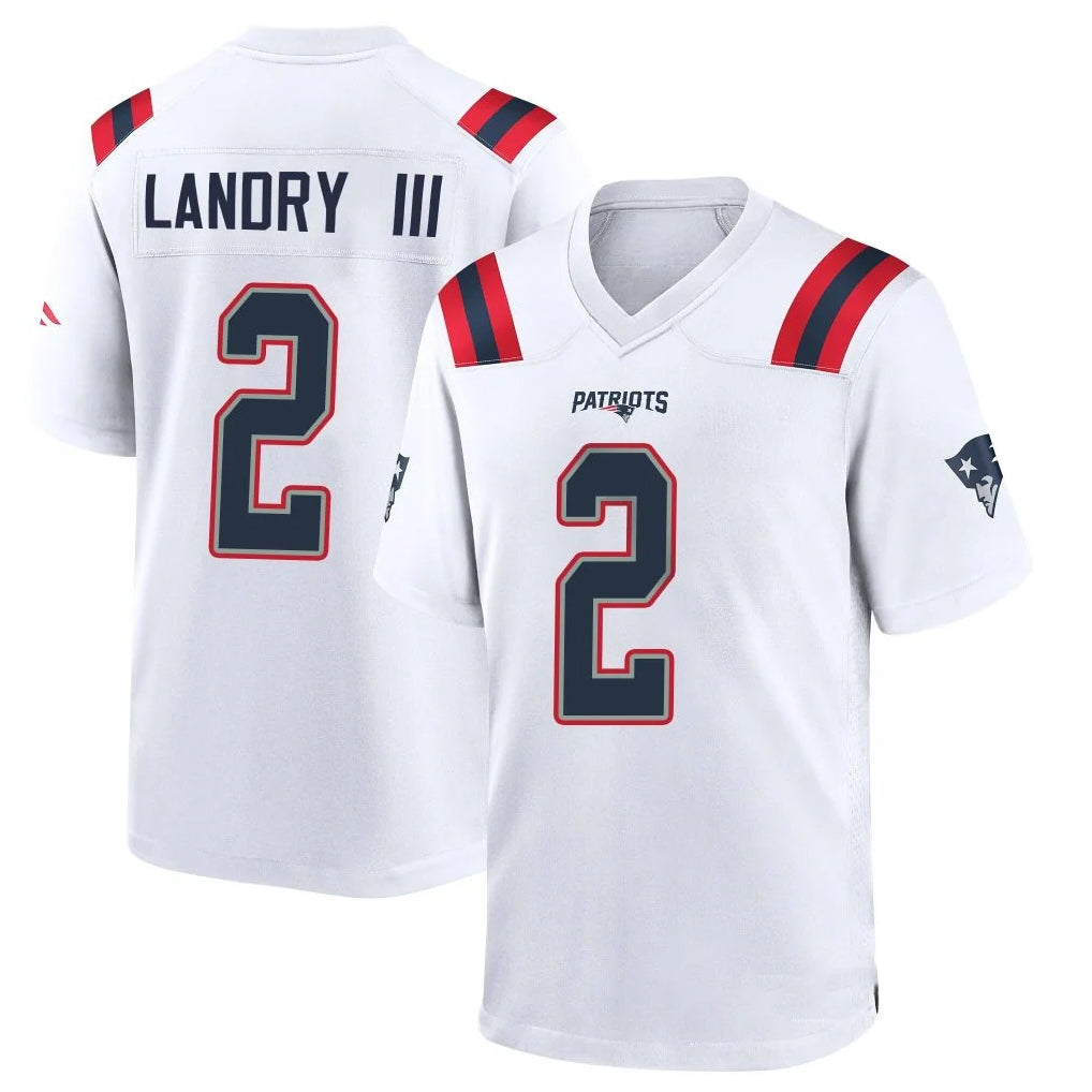 Ndoa NE.Patriots #2 Harold Landry III Player White Home Game Stitched Jerseys