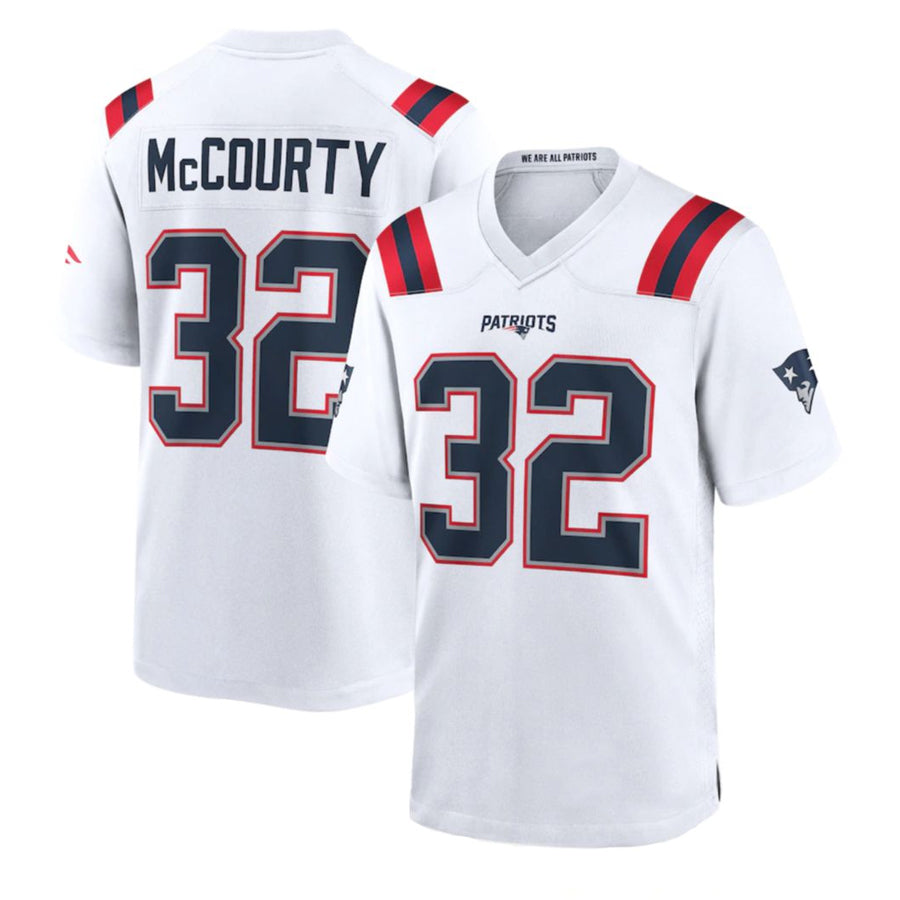 Ndoa NE.Patriots #32 TreVeyon Henderson Player White Home Game Stitched Jerseys