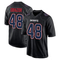 Ndoa NE.Patriots #48 Namdi Obiazor Player Carbon Fashion Limited Home Game Stitched Jerseys