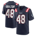 Ndoa NE.Patriots #48 Namdi Obiazor Player Navy Home Game Stitched Jerseys